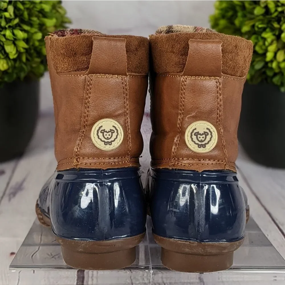 Adrienne Vittadini adrienne vittadini® girls navy peral duck boots help